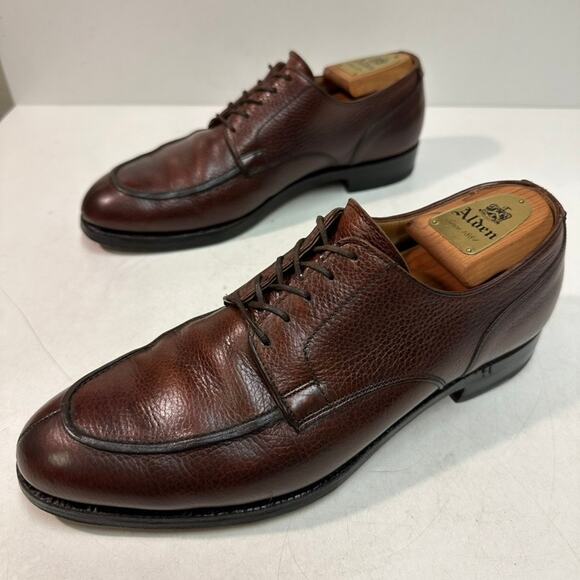 NEW HEELS Crockett & Jones x Brooks Brothers Scotch Grain Split Toe Derby US 9 D - Picture 6 of 13